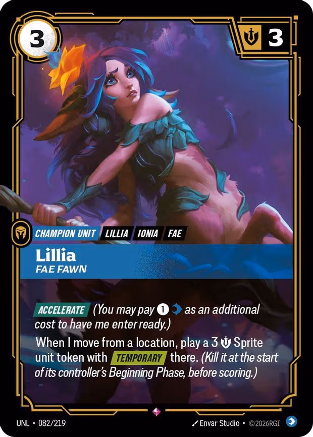 Lillia - Fae Fawn - Rare (082/219)
