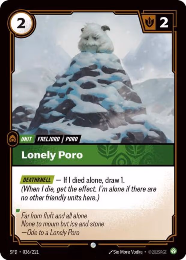 Lonely Poro - Common (036/221)