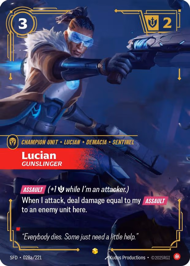 Lucian - Gunslinger - Showcase (028a/221)