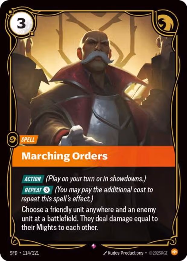 Marching Orders - Rare (114/221)