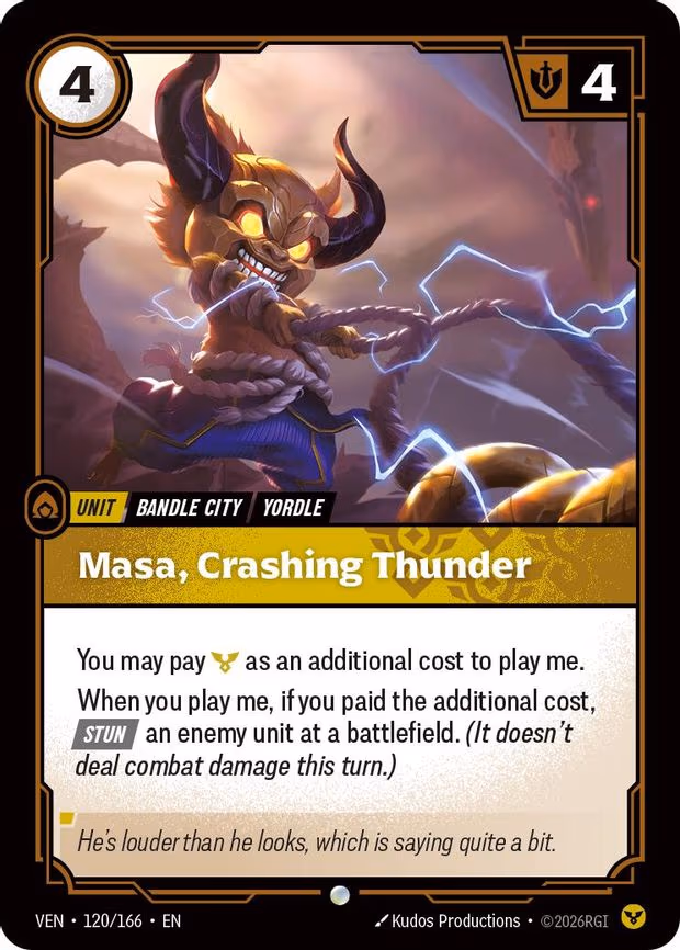 Masa, Crashing Thunder - Common (120/166)