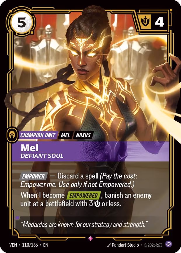 Mel - Defiant Soul - Rare (110/166)
