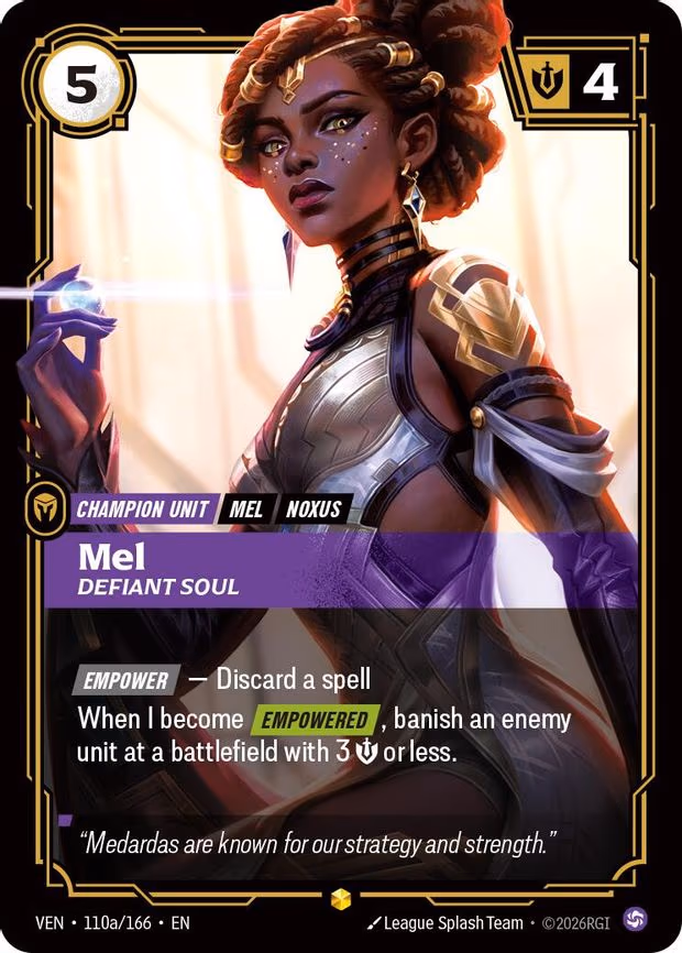 Mel - Defiant Soul - Rare (110a/166)