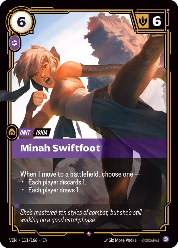 Minah Swiftfoot - Rare (111/166)