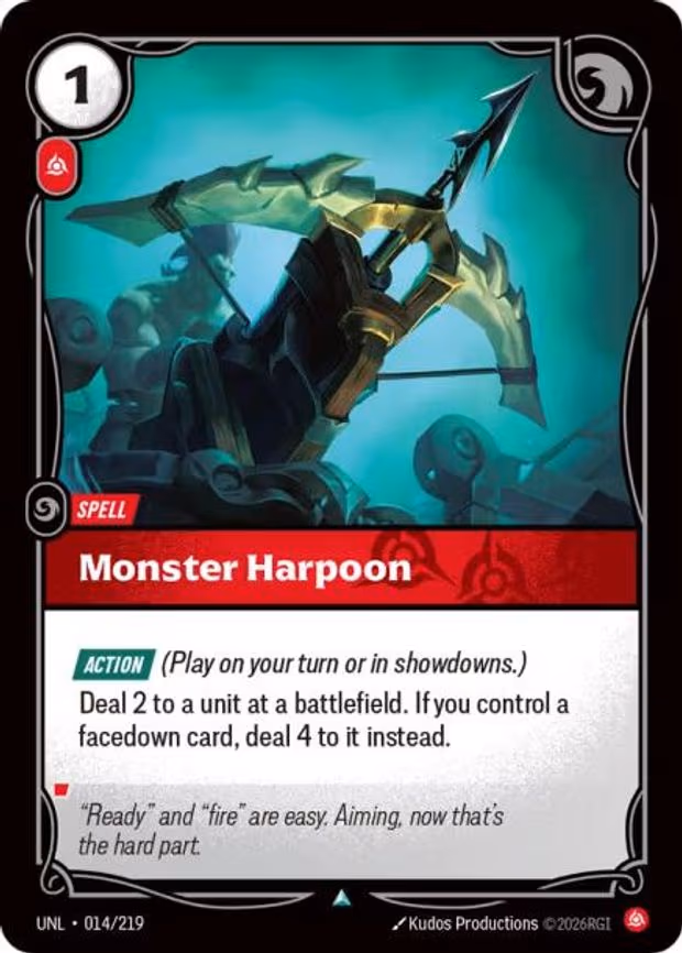 Monster Harpoon - Uncommon (014/219)