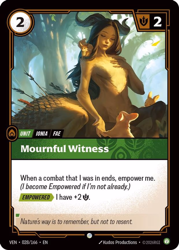 Mournful Witness - Common (028/166)