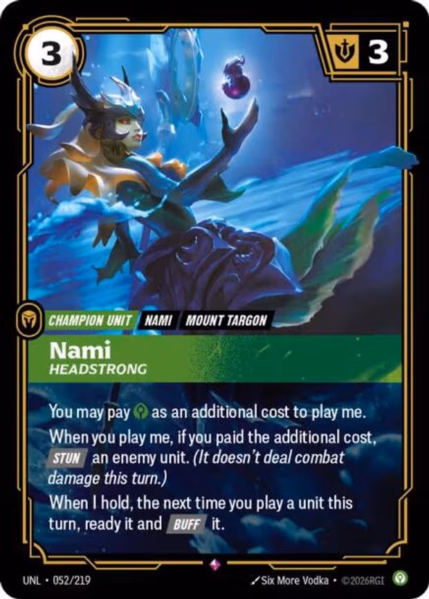 Nami - Headstrong - Rare (052/219)