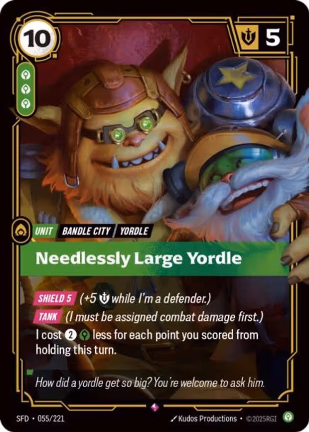 Needlessly Large Yordle - Rare (055/221)