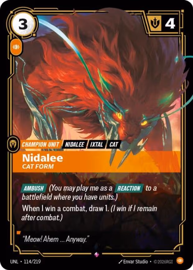Nidalee - Cat Form - Rare (114/219)