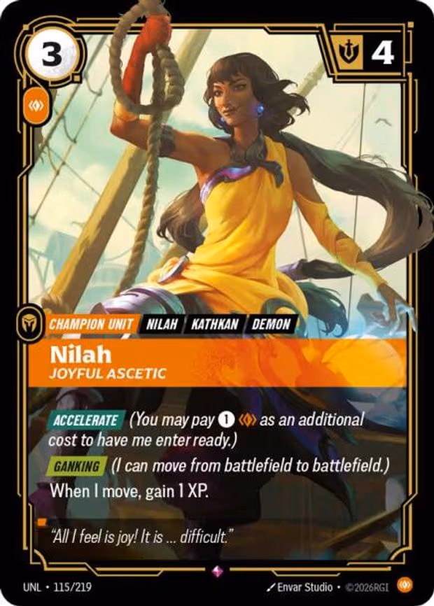 Nilah - Joyful Ascetic - Rare (115/219)