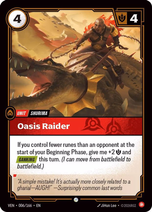 Oasis Raider - Common (006/166)
