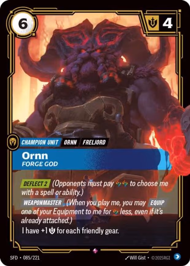 Ornn - Forge God - Rare (085/221)