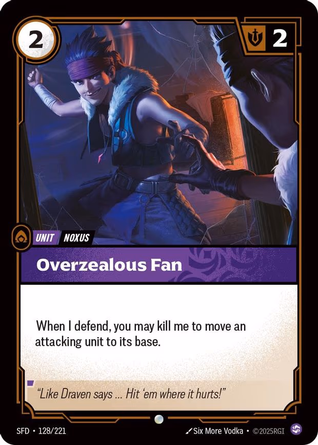 Overzealous Fan - Common (128/221)