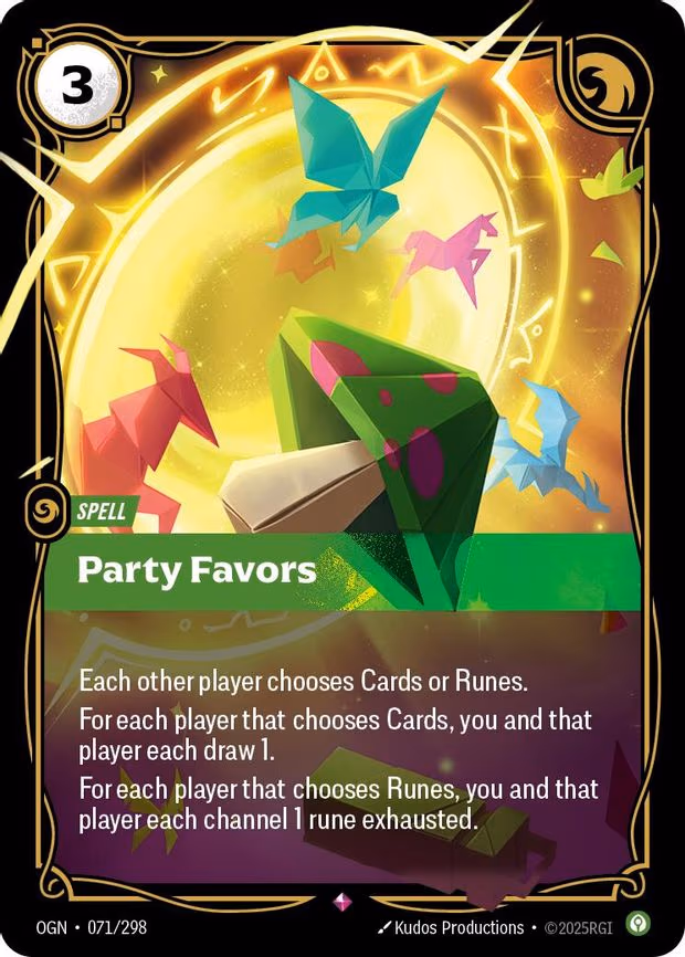 Party Favors - Rare (071/298)