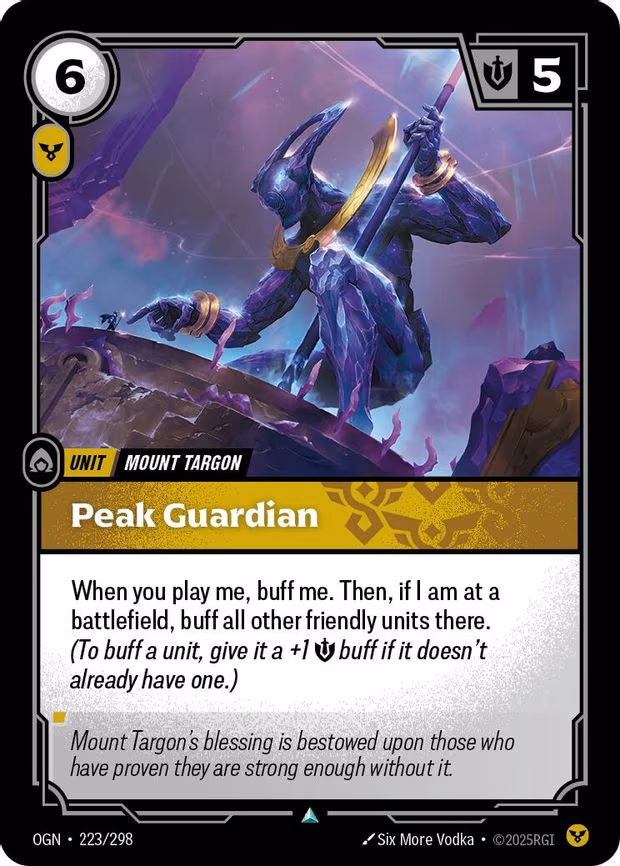 Peak Guardian - Uncommon (223/298)
