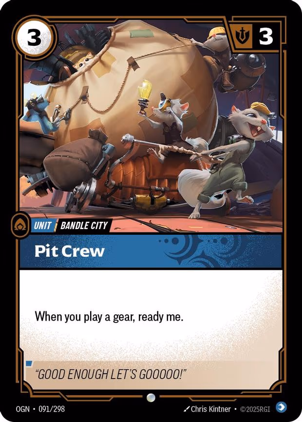 Pit Crew - Common (091/298)