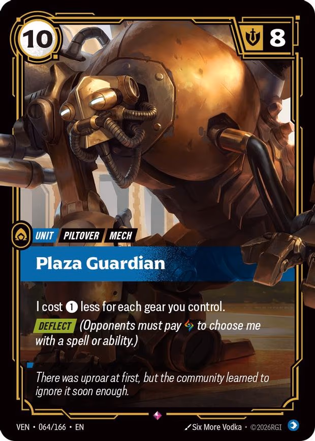 Plaza Guardian - Rare (064/166)