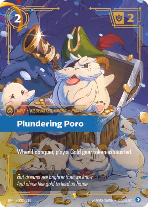 Plundering Poro (Overnumbered)