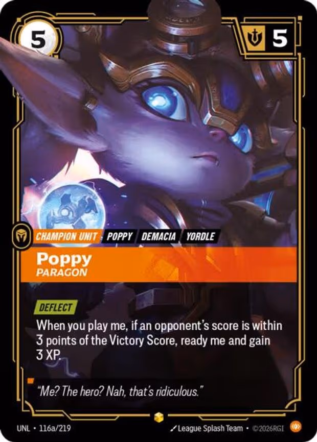 Poppy - Paragon - Showcase (116a/219)