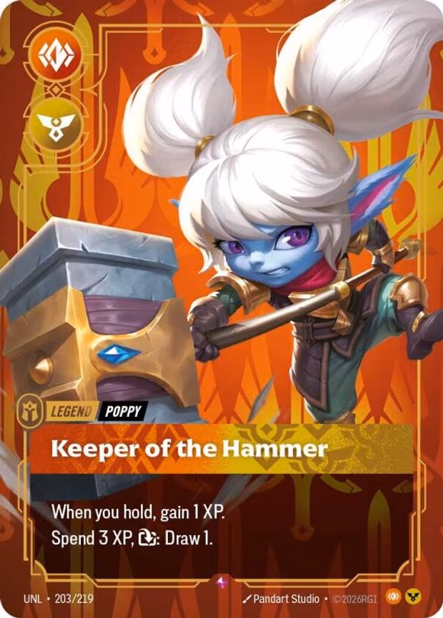 Poppy - Keeper of the Hammer - Rare (203/219)
