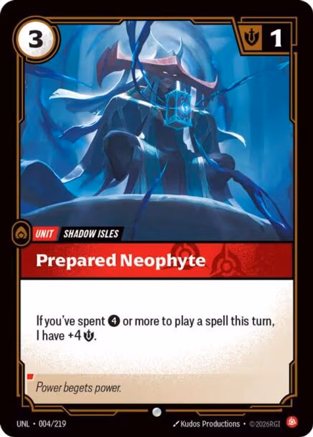 Prepared Neophyte - Common (004/219)