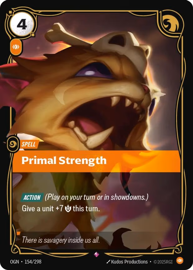 Primal Strength - Rare (154/298)