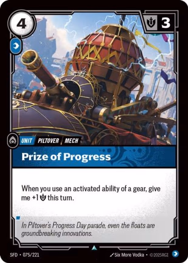 Prize of Progress - Uncommon (075/221)