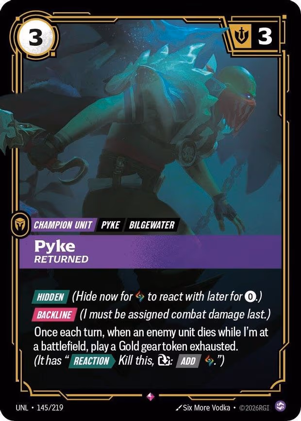 Pyke - Returned - Rare (145/219)