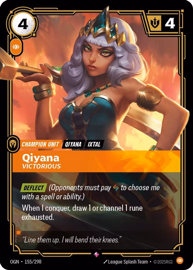 Qiyana - Victorious - Rare (155/298)