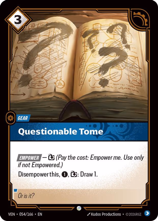 Questionable Tome - Common (054/166)