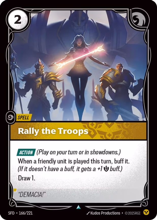 Rally the Troops - Uncommon (166/221)