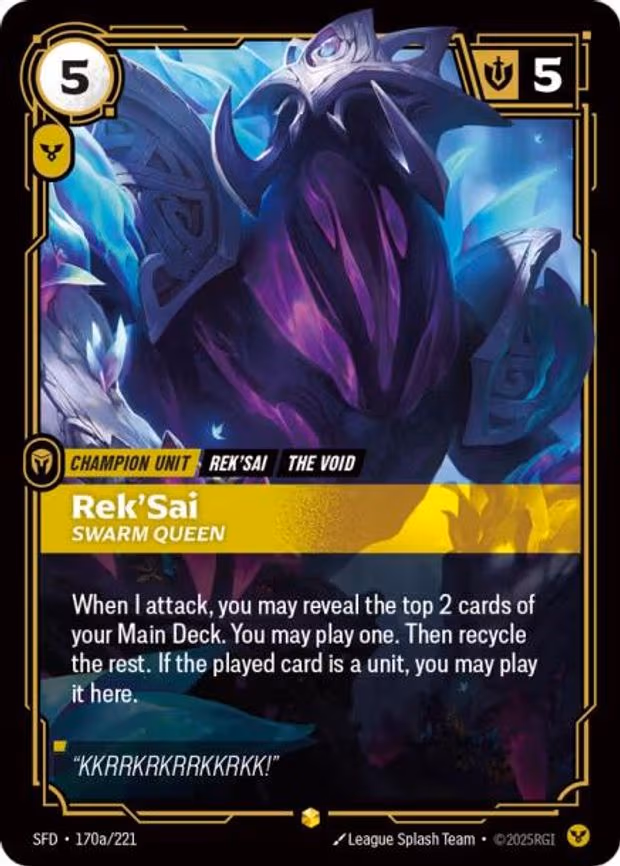 Rek'Sai - Swarm Queen - Showcase (170a/221)