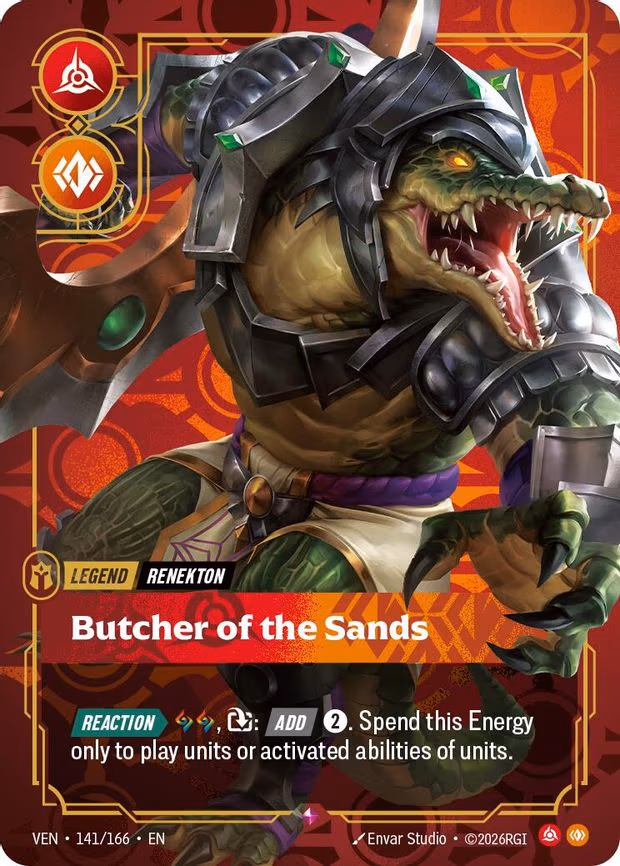 Renekton - Butcher of the Sands - Rare (141/166)