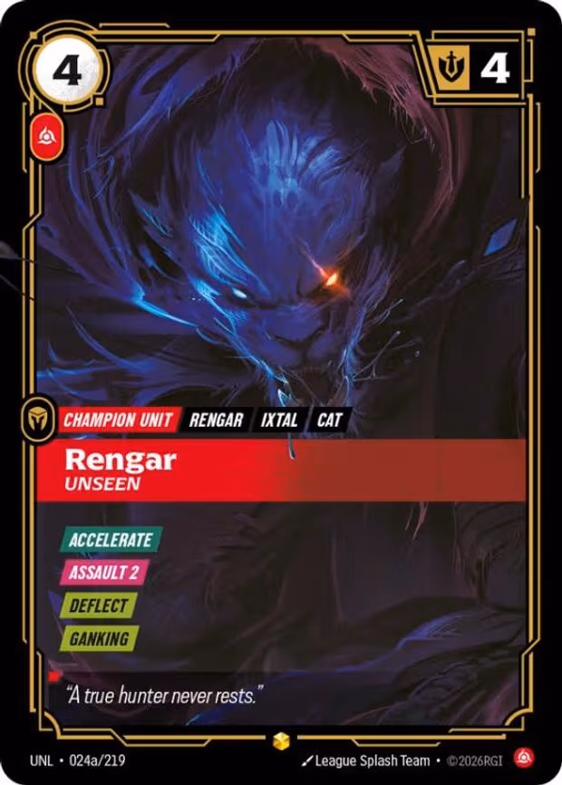 Rengar - Unseen - Showcase (024a/219)