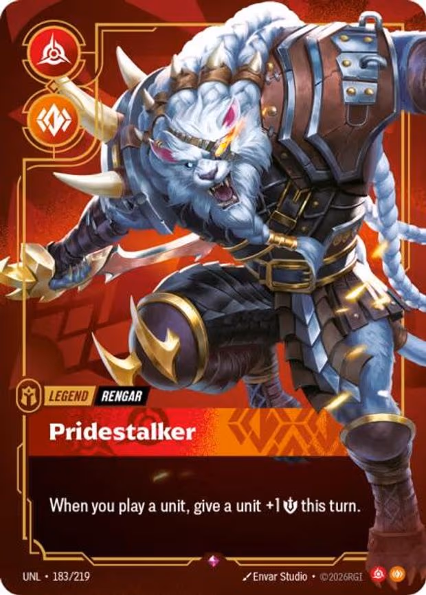 Rengar - Pridestalker - Rare (183/219)