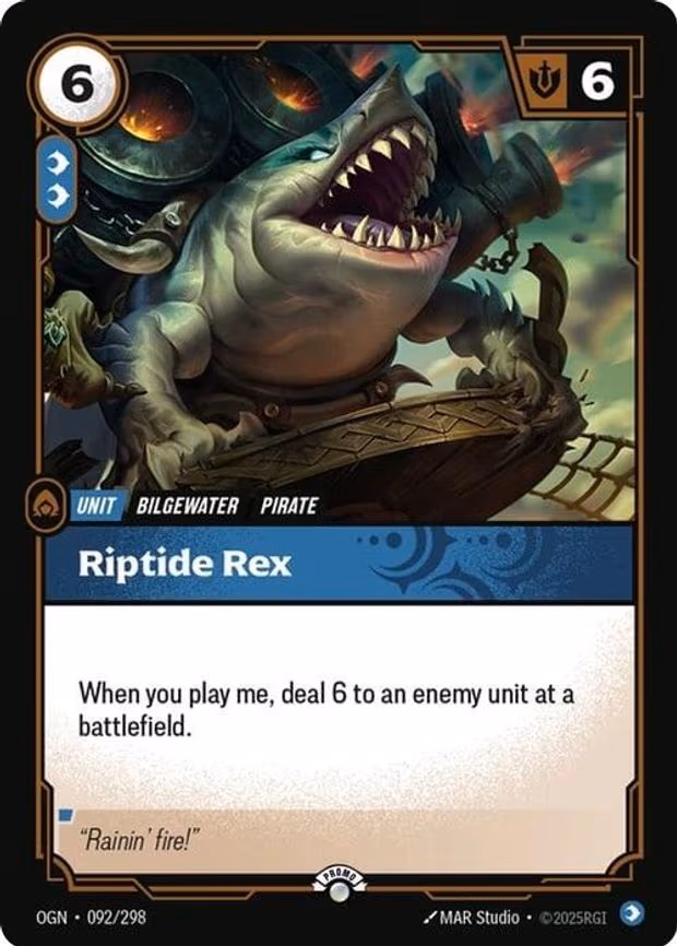 Riptide Rex - Promo (092/298)
