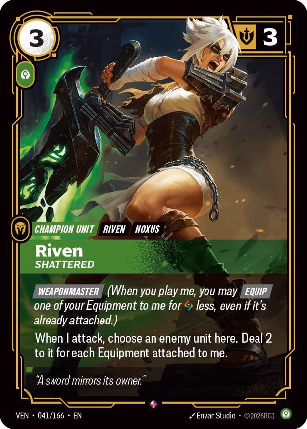 Riven - Shattered - Rare (041/166)