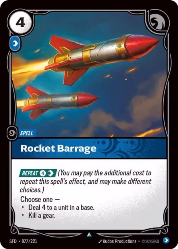 Rocket Barrage - Uncommon (077/221)