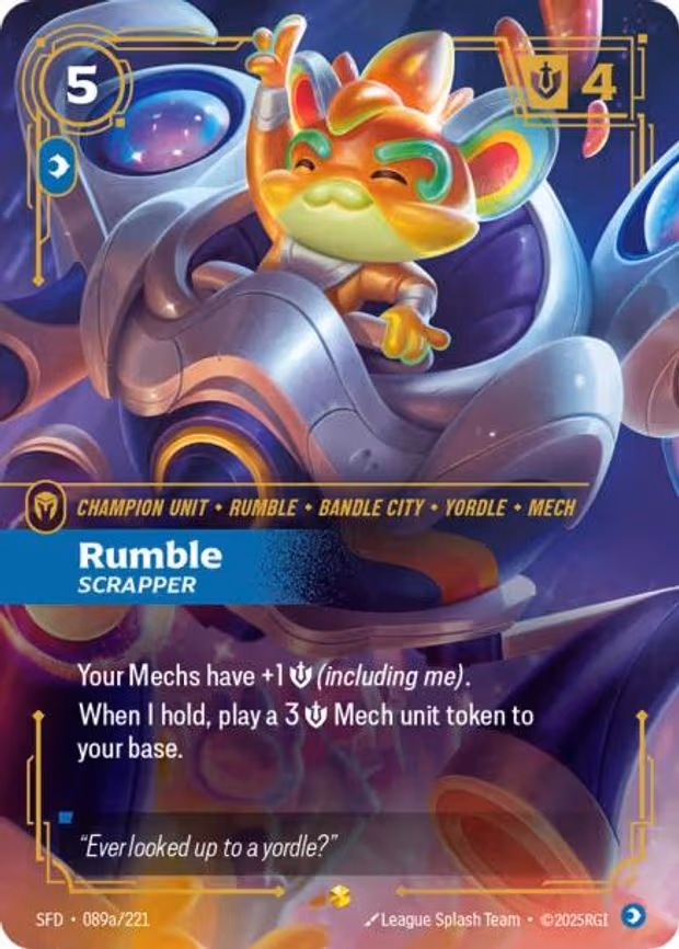Rumble - Scrapper - Showcase (089a/221)