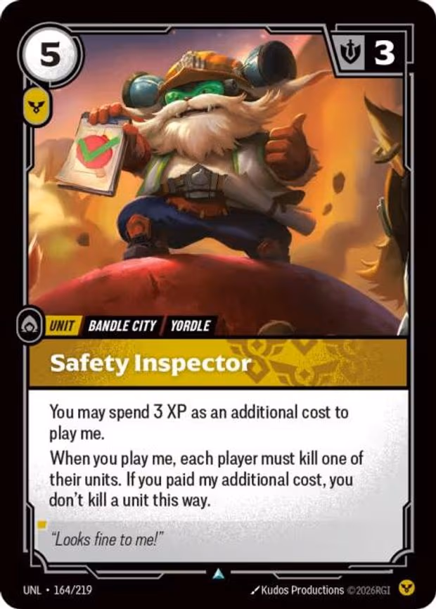 Safety Inspector - Uncommon (164/219)