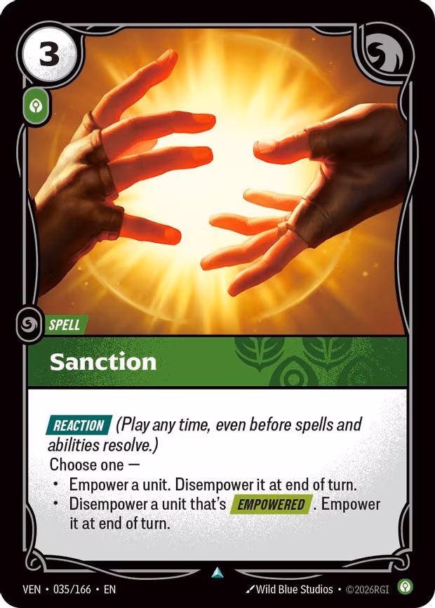 Sanction - Uncommon (035/166)