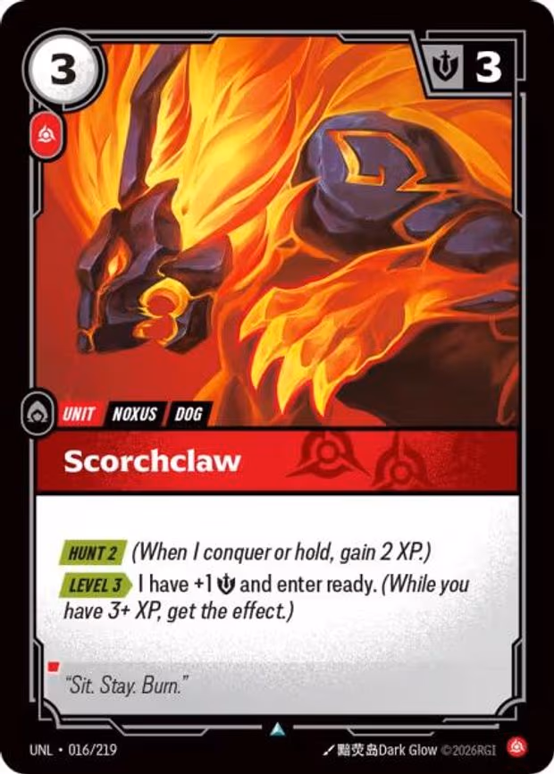 Scorchclaw - Uncommon (016/219)