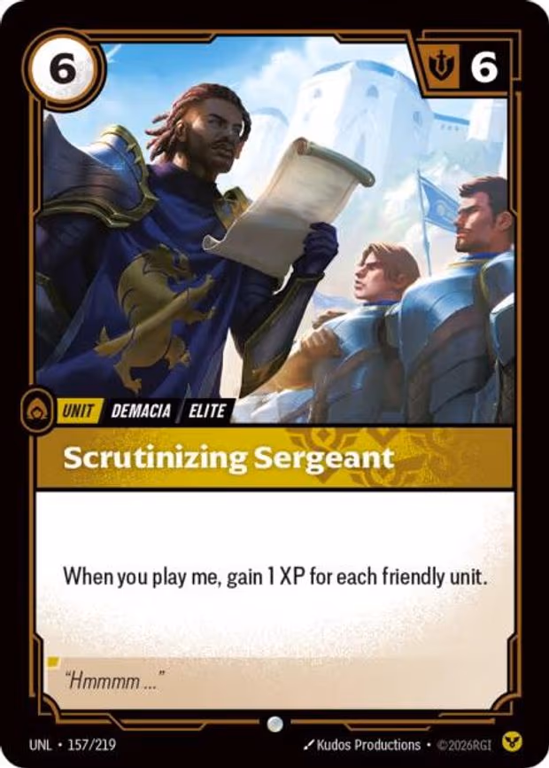 Scrutinizing Sergeant - Common (157/219)