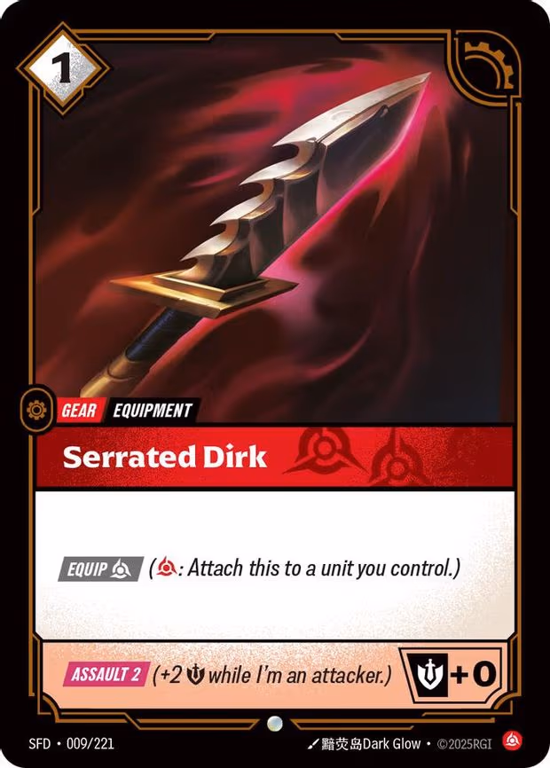 Serrated Dirk - Common (009/221)