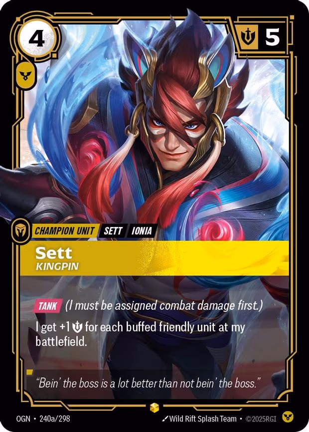 Sett - Kingpin - Showcase (240a/298)