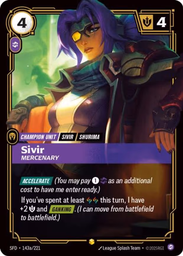 Sivir - Mercenary - Showcase (143a/221)