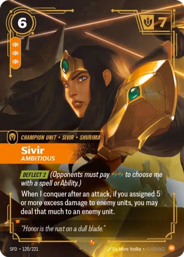 Sivir - Ambitious - Epic (120/221)