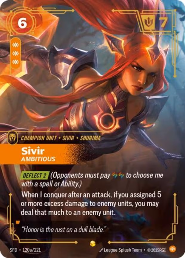 Sivir - Ambitious - Showcase (120a/221)