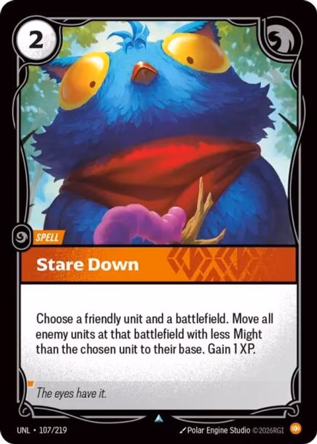 Stare Down - Uncommon (107/219)