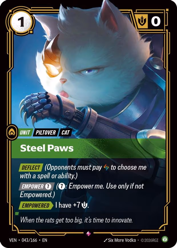 Steel Paws - Rare (043/166)